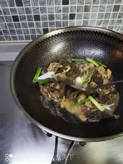 Make Sheep-apple fried meat step 5