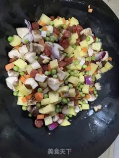 Make Five-colour sausages and potatoes step 3