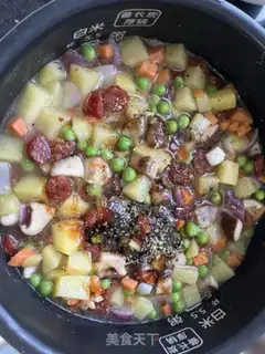Make Five-colour sausages and potatoes step 5