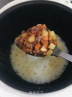 Make Beegrass potato rice step 7