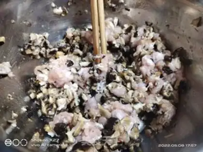 Make Plum-crunch mushrooms step 2