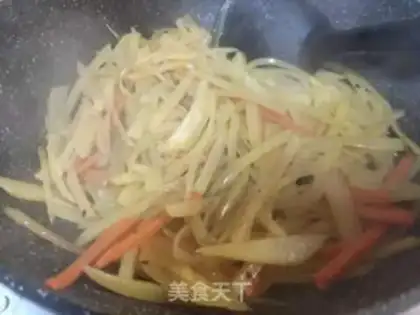 Make Carrot with potatoes step 5