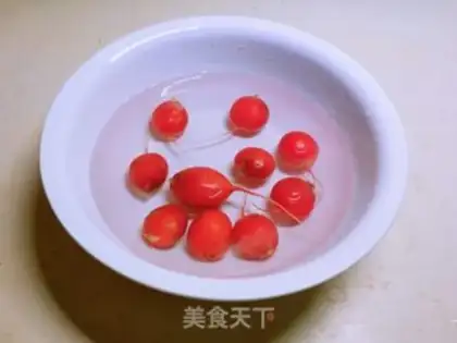 Make Sour cherries step 1