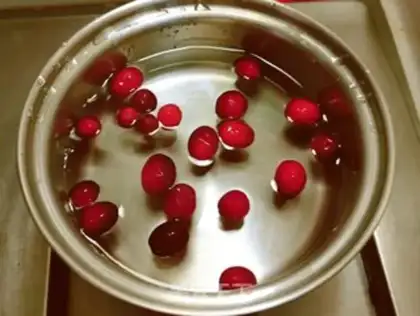 Make Sour cherries step 2
