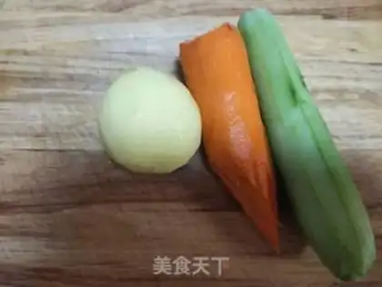 Make Corn cucumber egg salad step 1