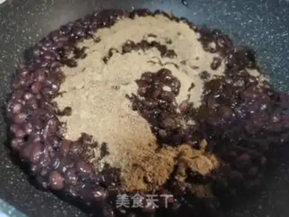 Make Red bean pie step 3