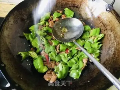 Make Chili fried meat step 7