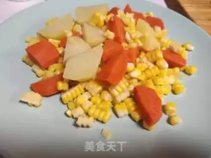 Make Corn cucumber egg salad step 4