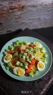 Make Corn cucumber egg salad step 6