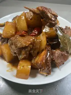 Make Potato chicken step 12