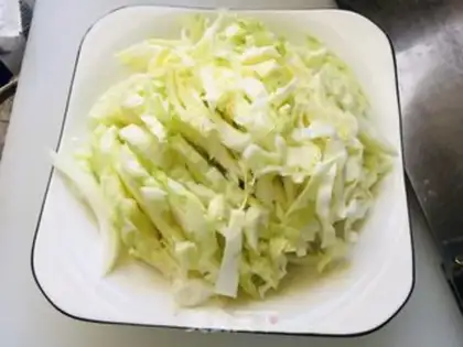 Make The cabbage and the crystal fans step 1