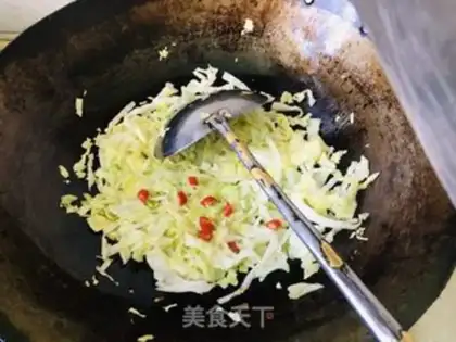 Make The cabbage and the crystal fans step 3
