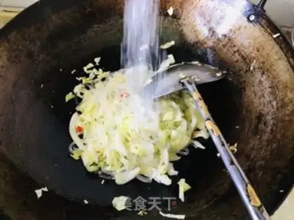 Make The cabbage and the crystal fans step 6