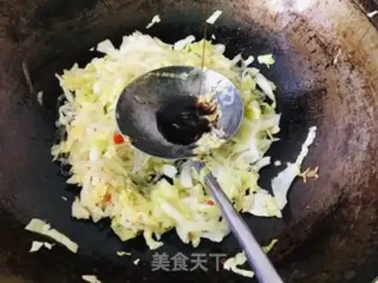 Make The cabbage and the crystal fans step 7