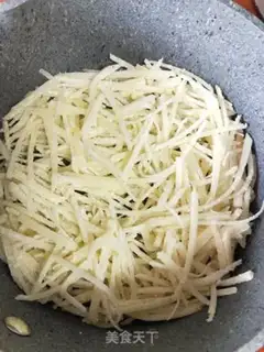 Make Onion potato eggcake step 6