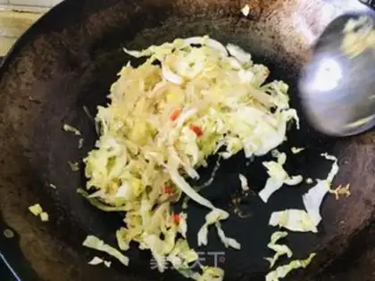 Make The cabbage and the crystal fans step 8