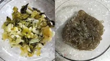 Make Sourfish noodles step 1