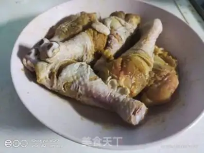 Make Salt chicken leg step 1