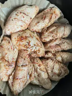 Make The wings of the air fried chicken step 2