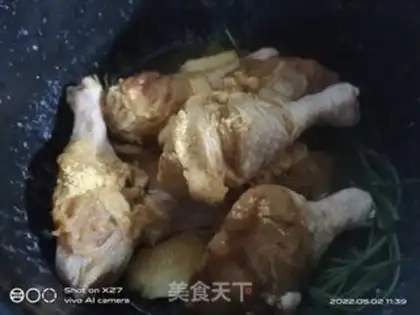 Make Salt chicken leg step 3