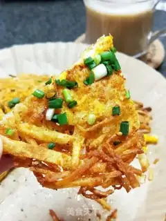Make Onion potato eggcake step 14