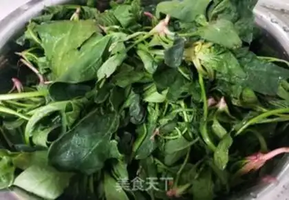 Make Soup spinach step 1