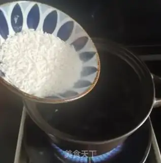 Make Milk congee step 1