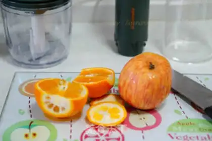 Make Apple orange juice step 0