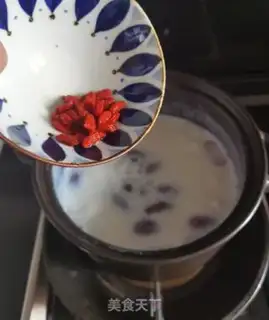 Make Milk congee step 6