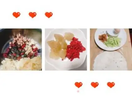 Make Silver ear soup with hand grab cakes step 0