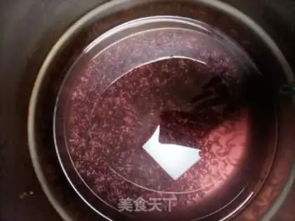 Make ♪ Porridge of purple rice ♪ step 0