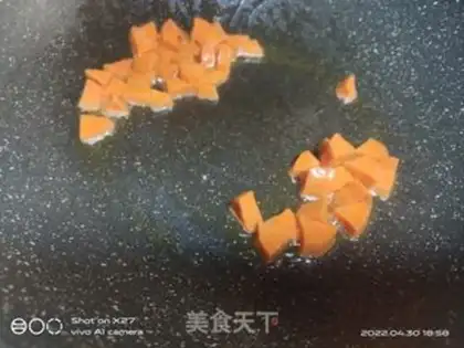 Make Carrot shrimp step 1