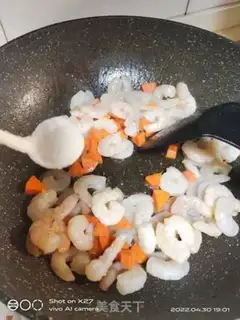 Make Carrot shrimp step 3
