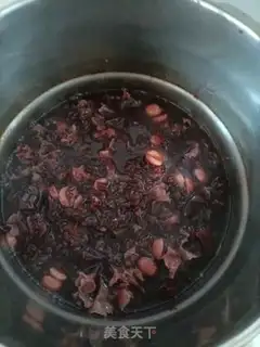 Make ♪ Porridge of purple rice ♪ step 5