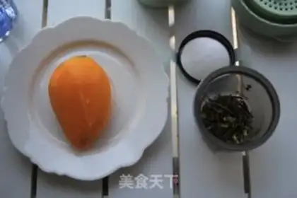 Make Green tea mango step 1