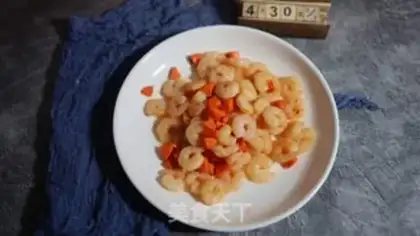 Make Carrot shrimp step 6