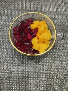 Make Milky fruit, Simi step 6