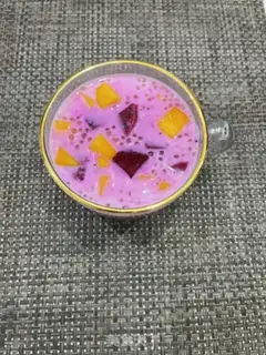 Make Milky fruit, Simi step 8