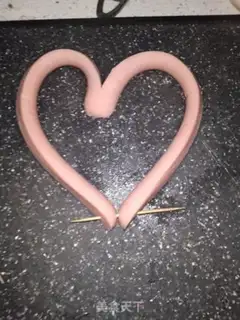 Make A heartful sausage step 2