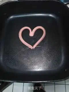 Make A heartful sausage step 3