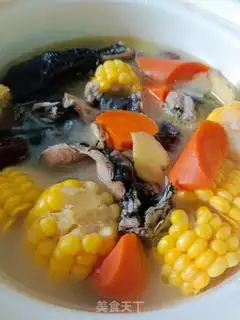 Make Corn chicken soup step 3
