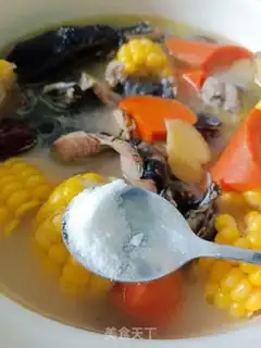 Make Corn chicken soup step 4