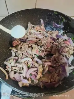 Make Onion beef step 3