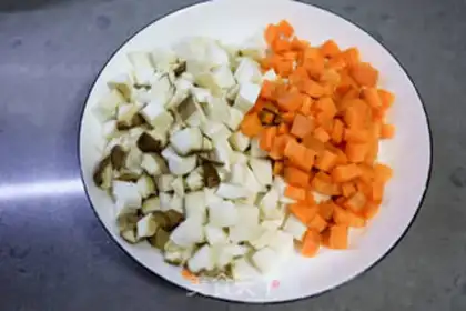 Make Peasine Santin step 1