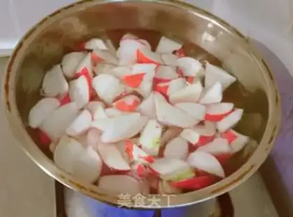 Make Soy sauce and radish step 3