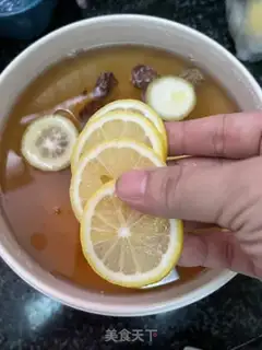 Make Plum lemon tea step 7