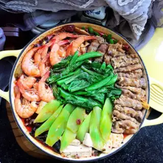 Make Shrimp fat ox spicy pan step 14