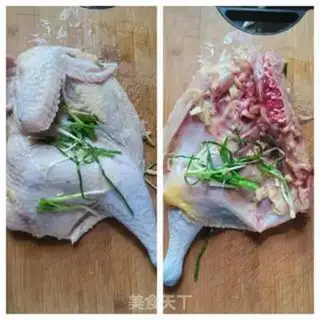 Make Slippery hands tore chickens step 2