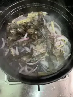 Make Shrimp fans step 4
