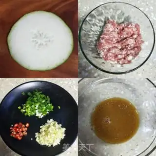Make Meat melon step 0